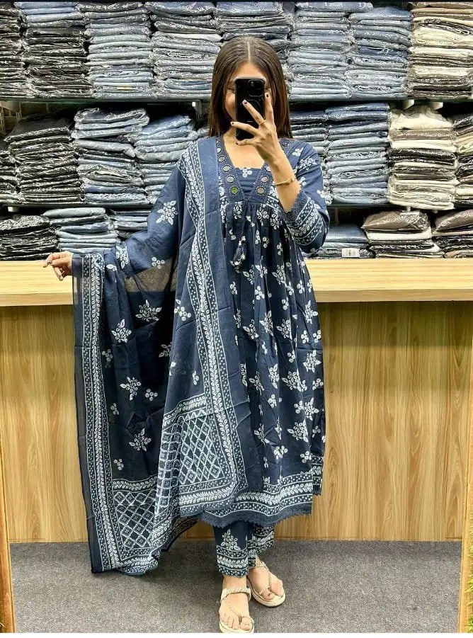 Elegance in Silk Kurti Set