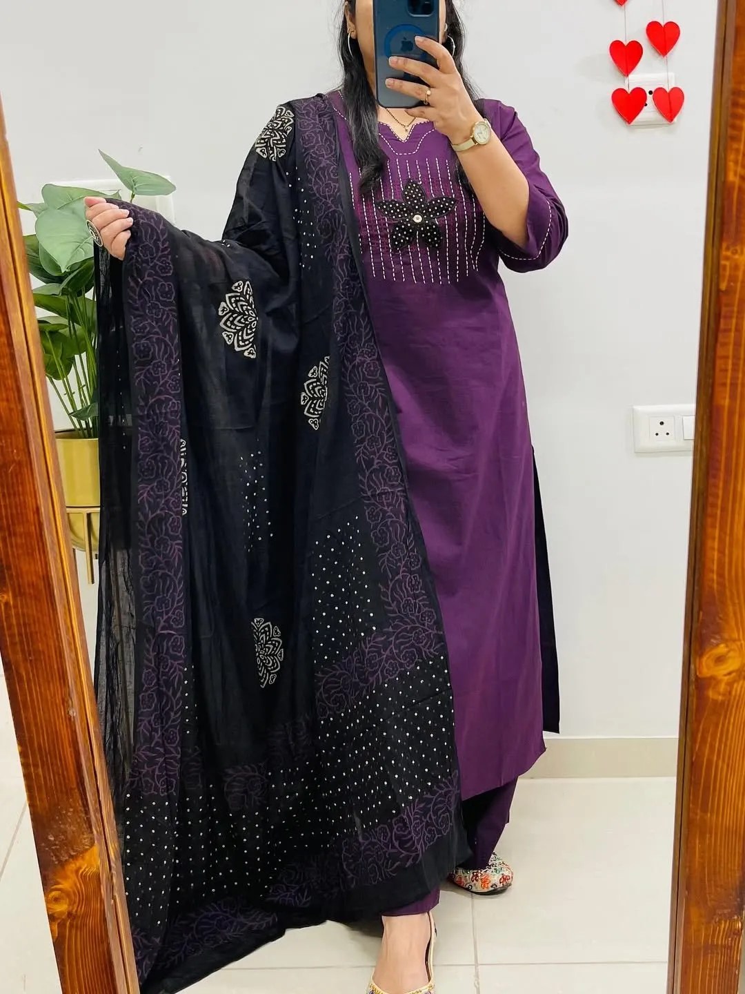 Elegant Cotton Kurti Set