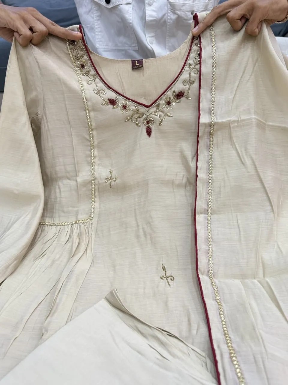 Exquisite Anarkali Kurta Set Full Length & Fit View | Jaipur Cloth