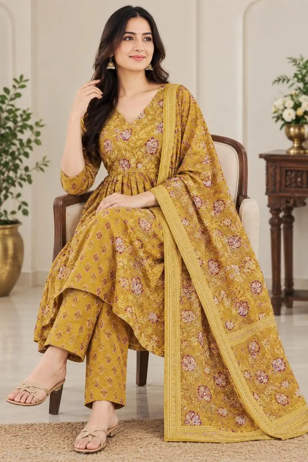 Cotton Fusion Kurti Set - Pure Cotton Casual Wear | Jaipur Cloth