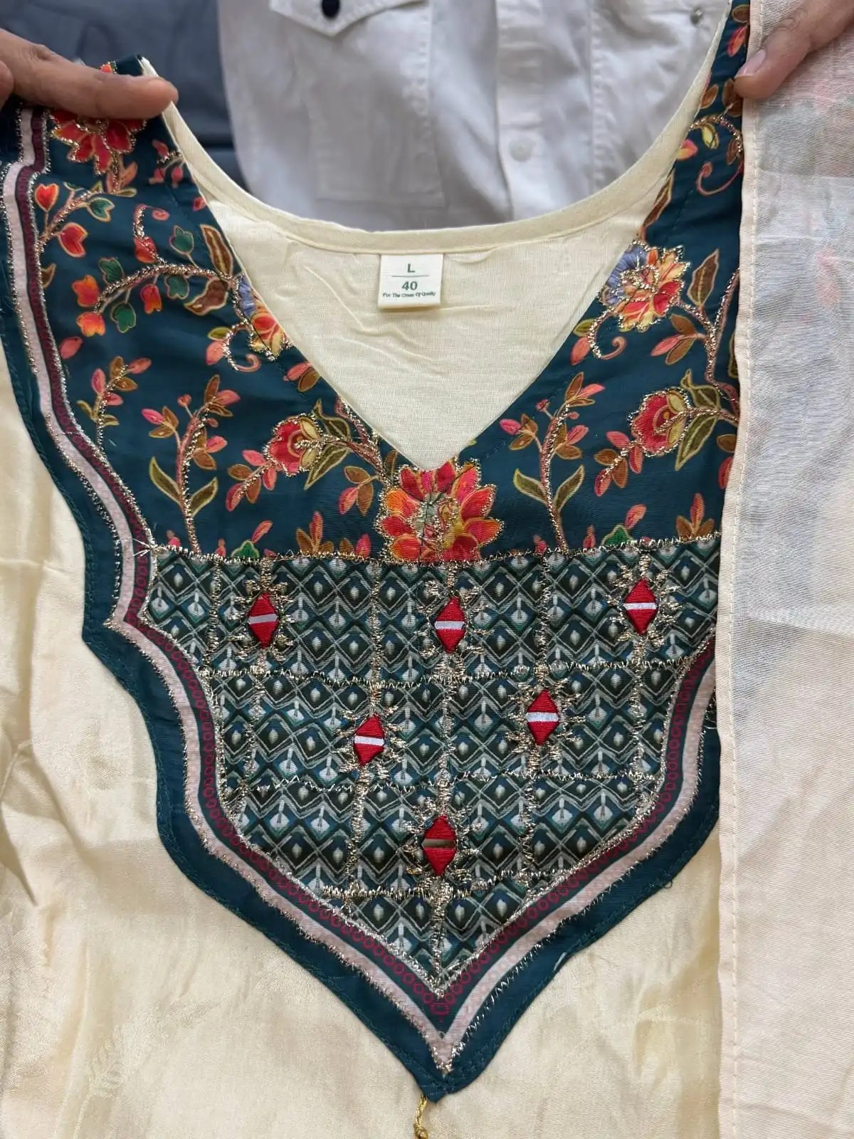 Elegant Banarasi Suit Set View 4 | Jaipur Cloth