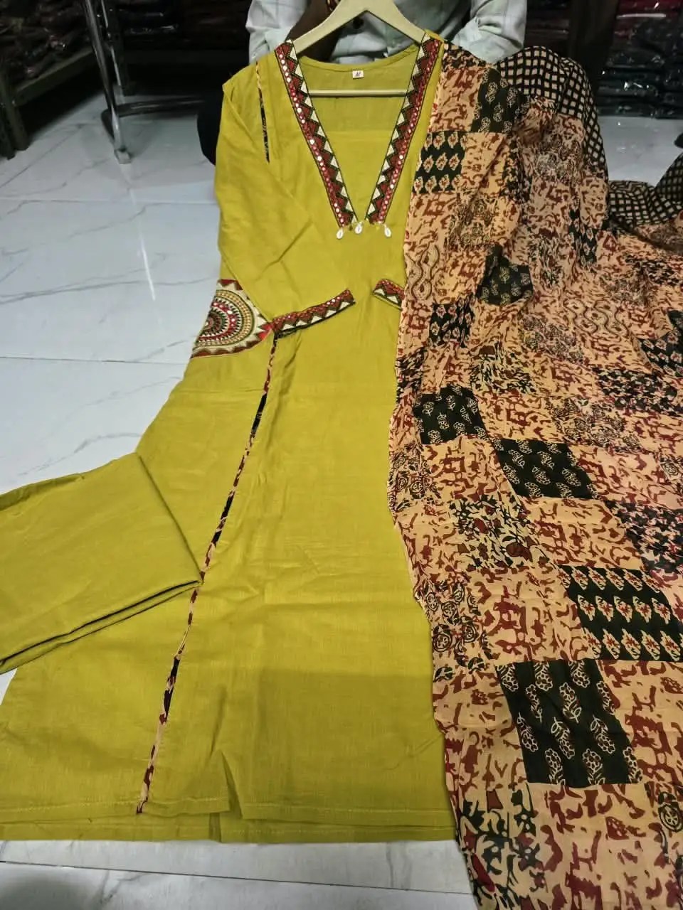 Effortless Elegance Cotton Suit Full Length & Fit View | Jaipur Cloth