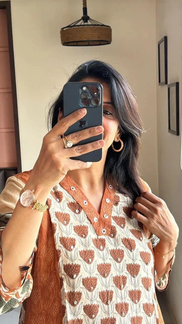 Trendy Striped Co-ord Set Fabric & Work Detail View | Jaipur Cloth