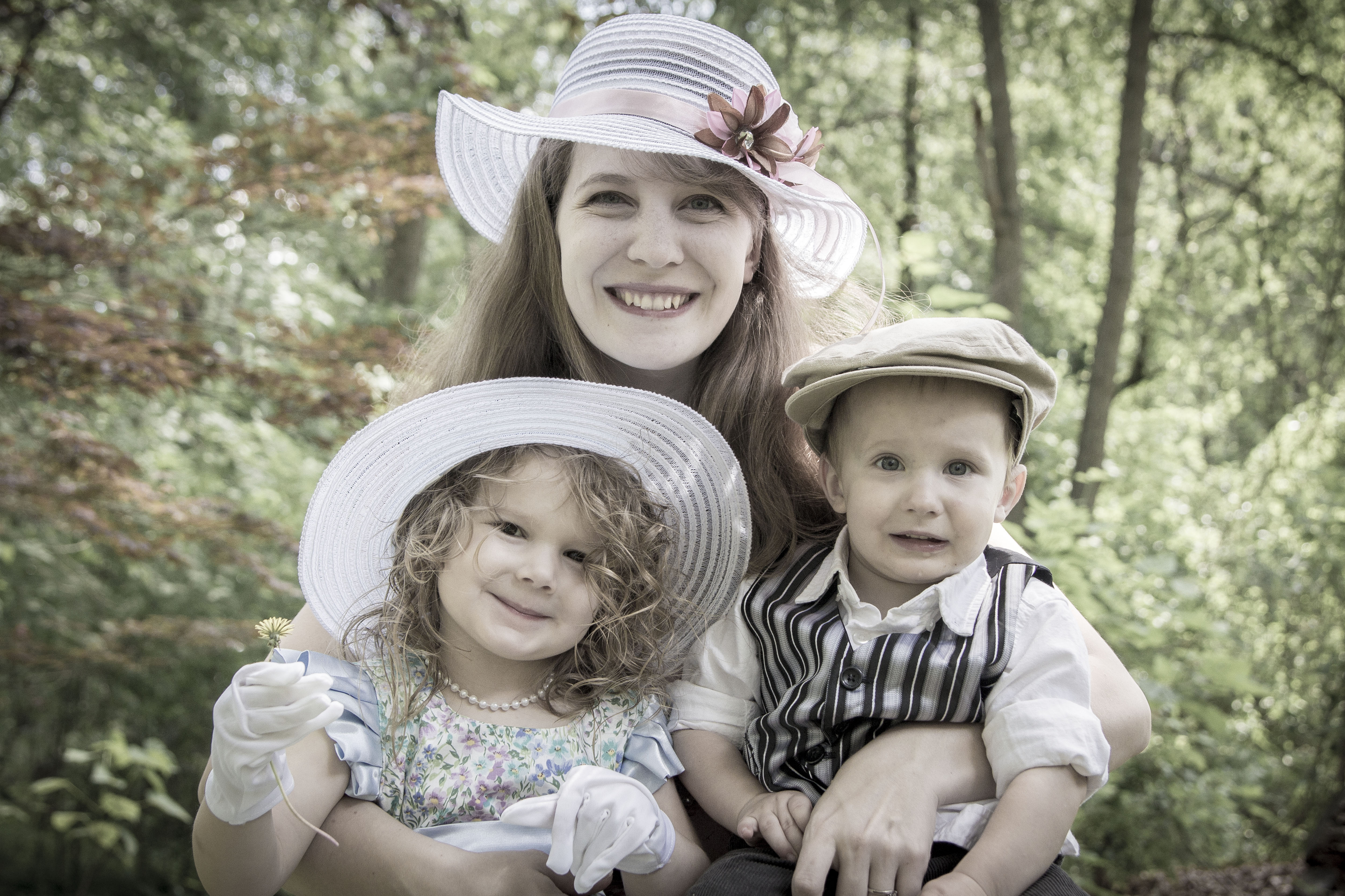 Tea party portrait photos