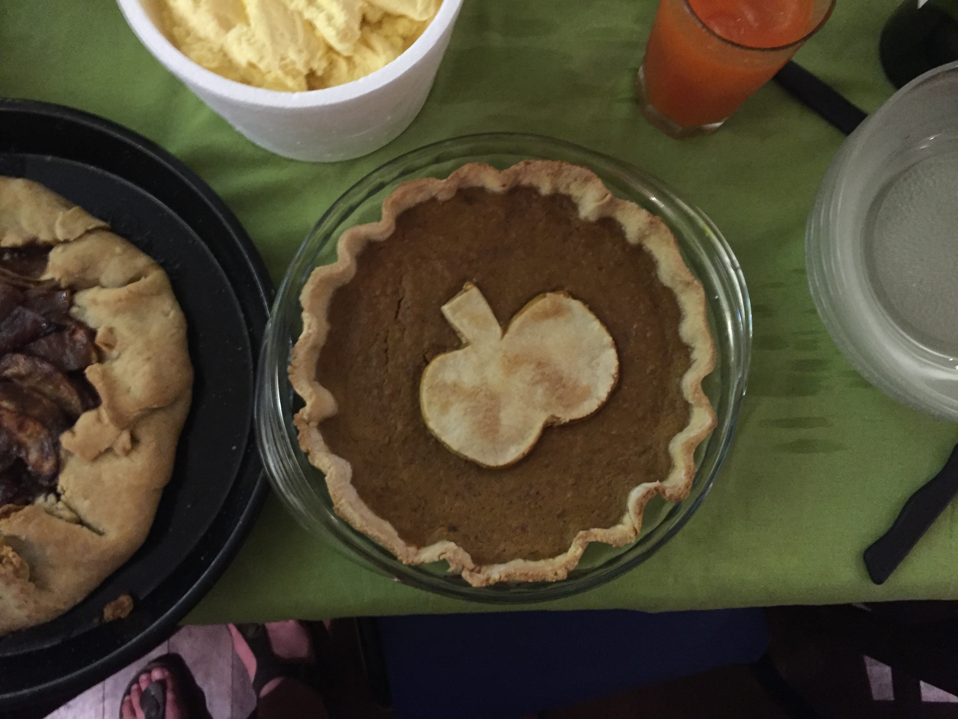 Catherine made a pumpkin pie without pumpkin- a thanksgiving miracle