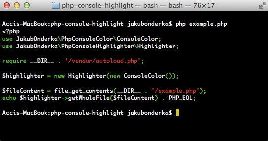 Github Jakubonderka Php Console Highlighter Highlight Php Code In Terminal - Incredible Mobile Gradient Designs | Free Download