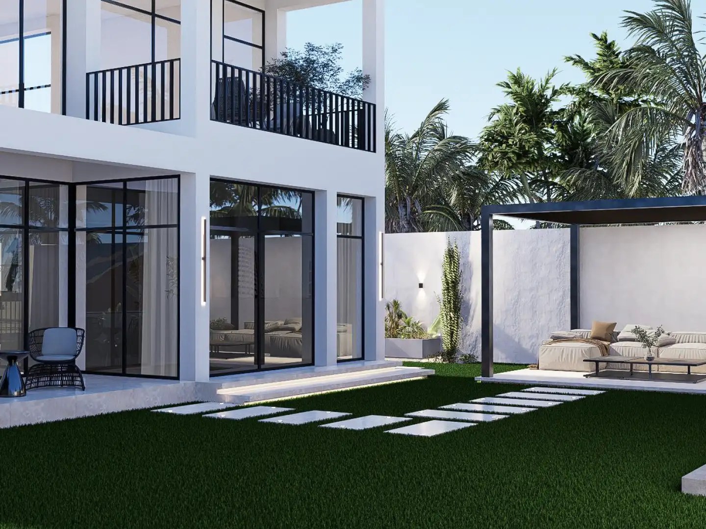 تصميم وتنفيذ المساحات الخضراء باحترافية | جمال لاند سكيب