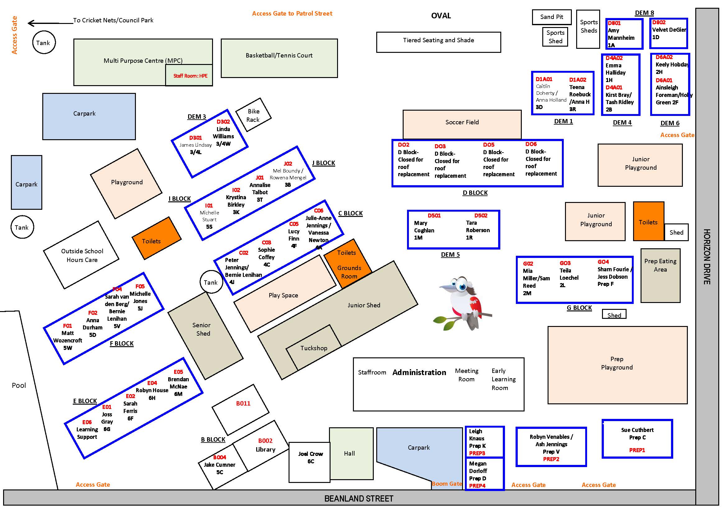 2026 Classroom Map 2026 Classroom Map 