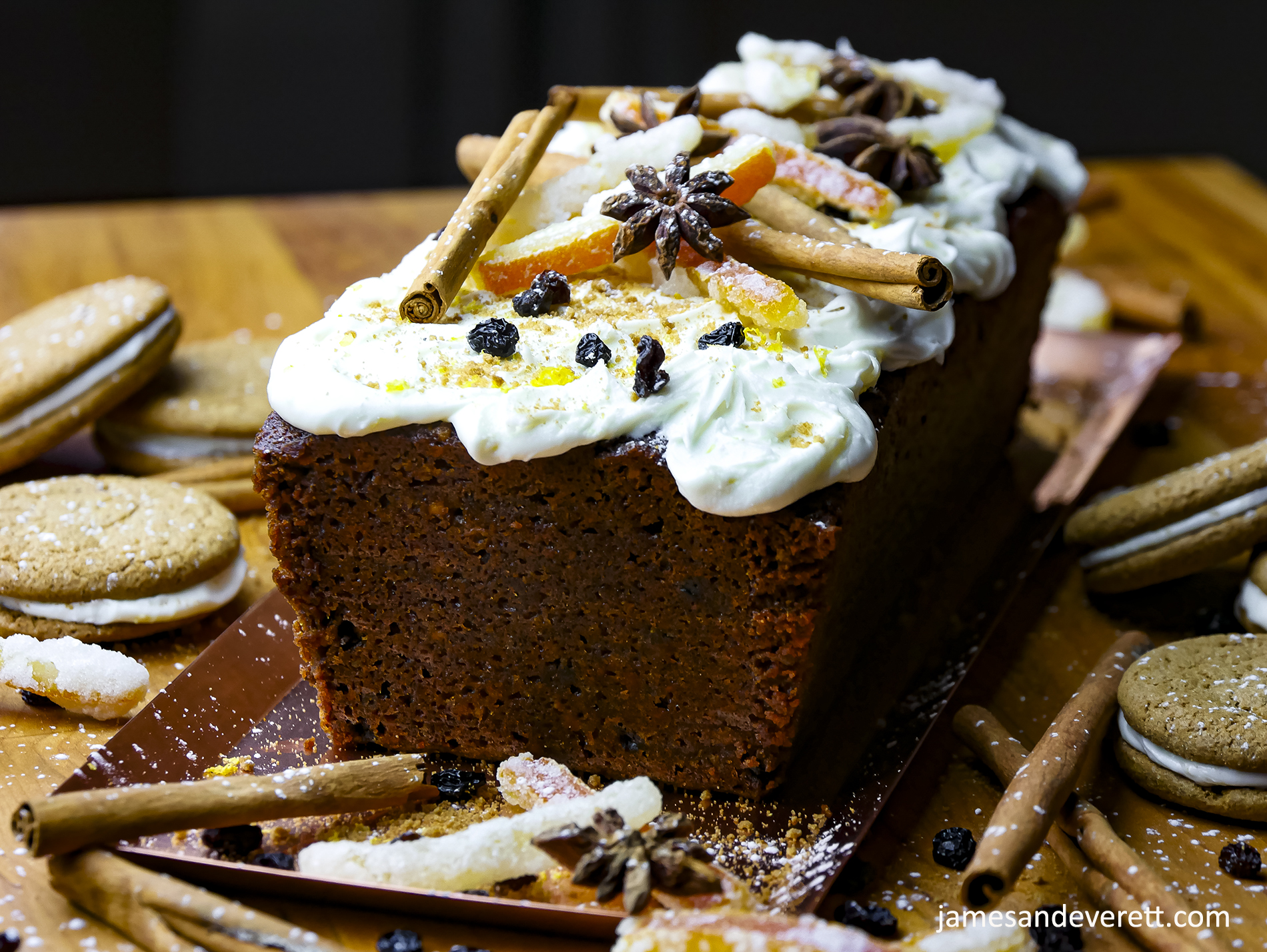 Old World Gingerbread Cake | James & Everett