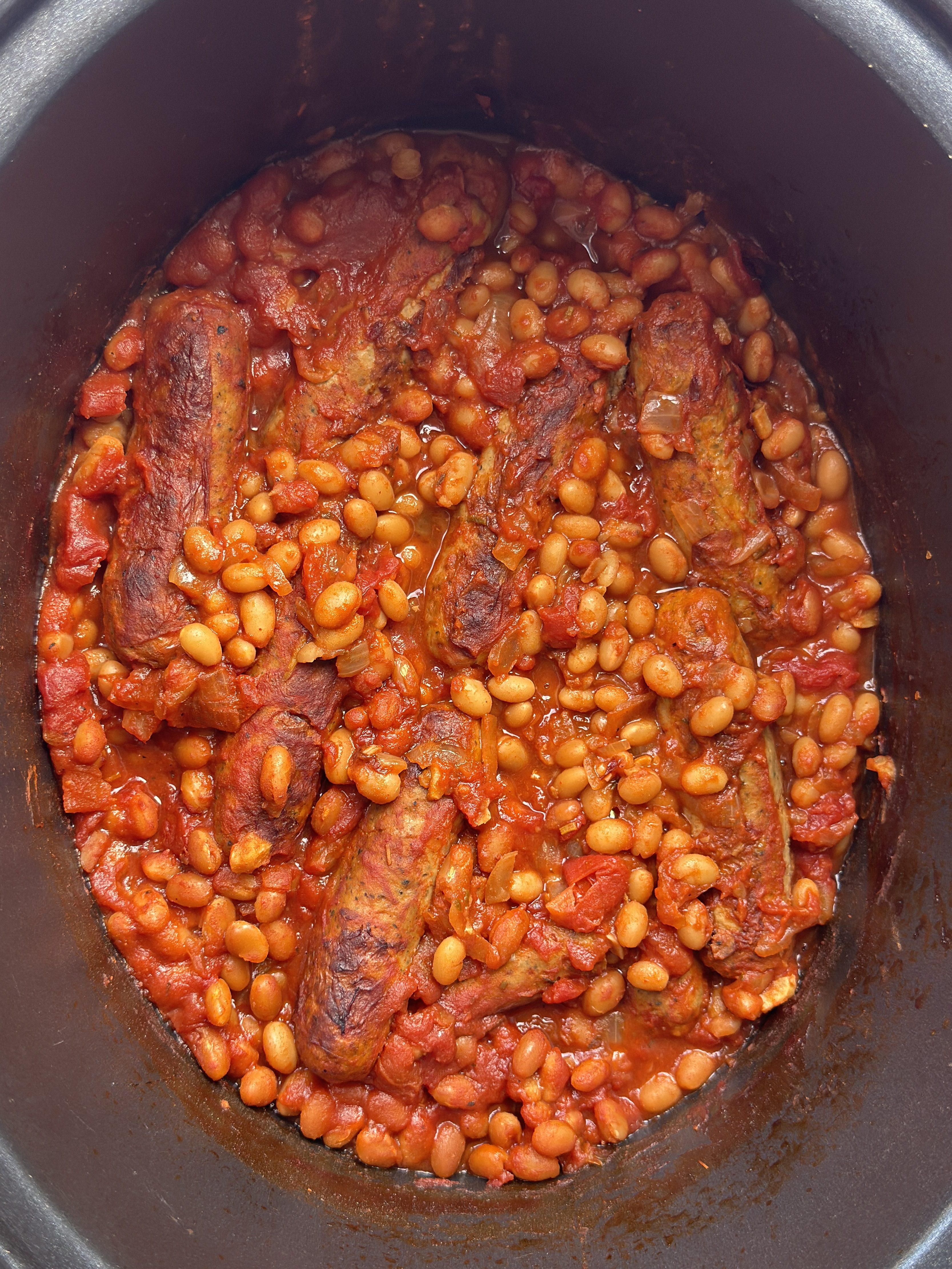 sausage and bean slow cooker recipe