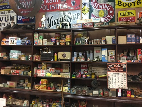Oakham Treasures old groceries and packaging