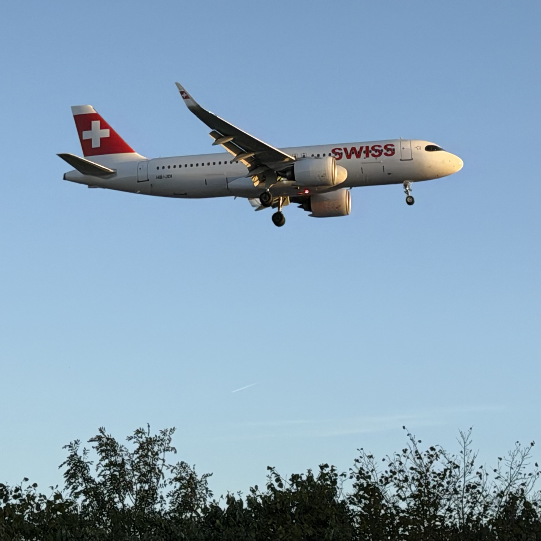 Plane landing
