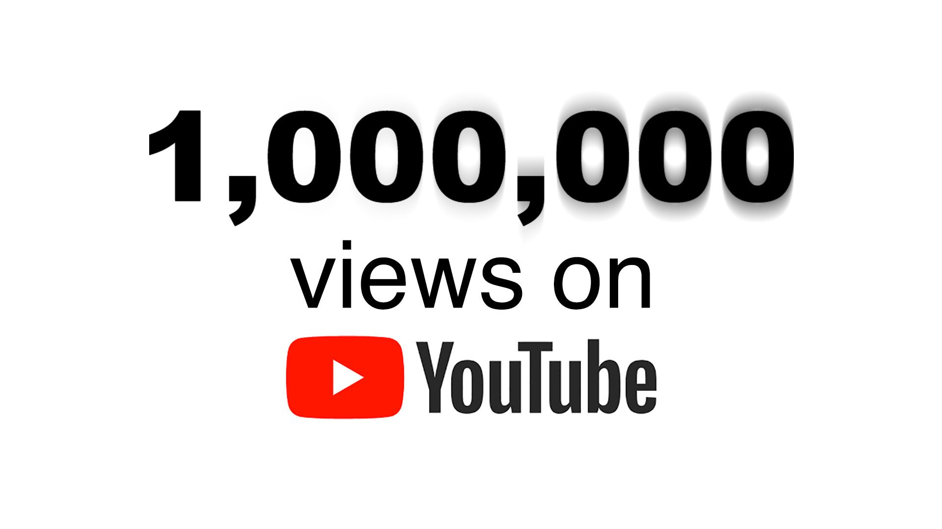 1,000,000 Views on YouTube