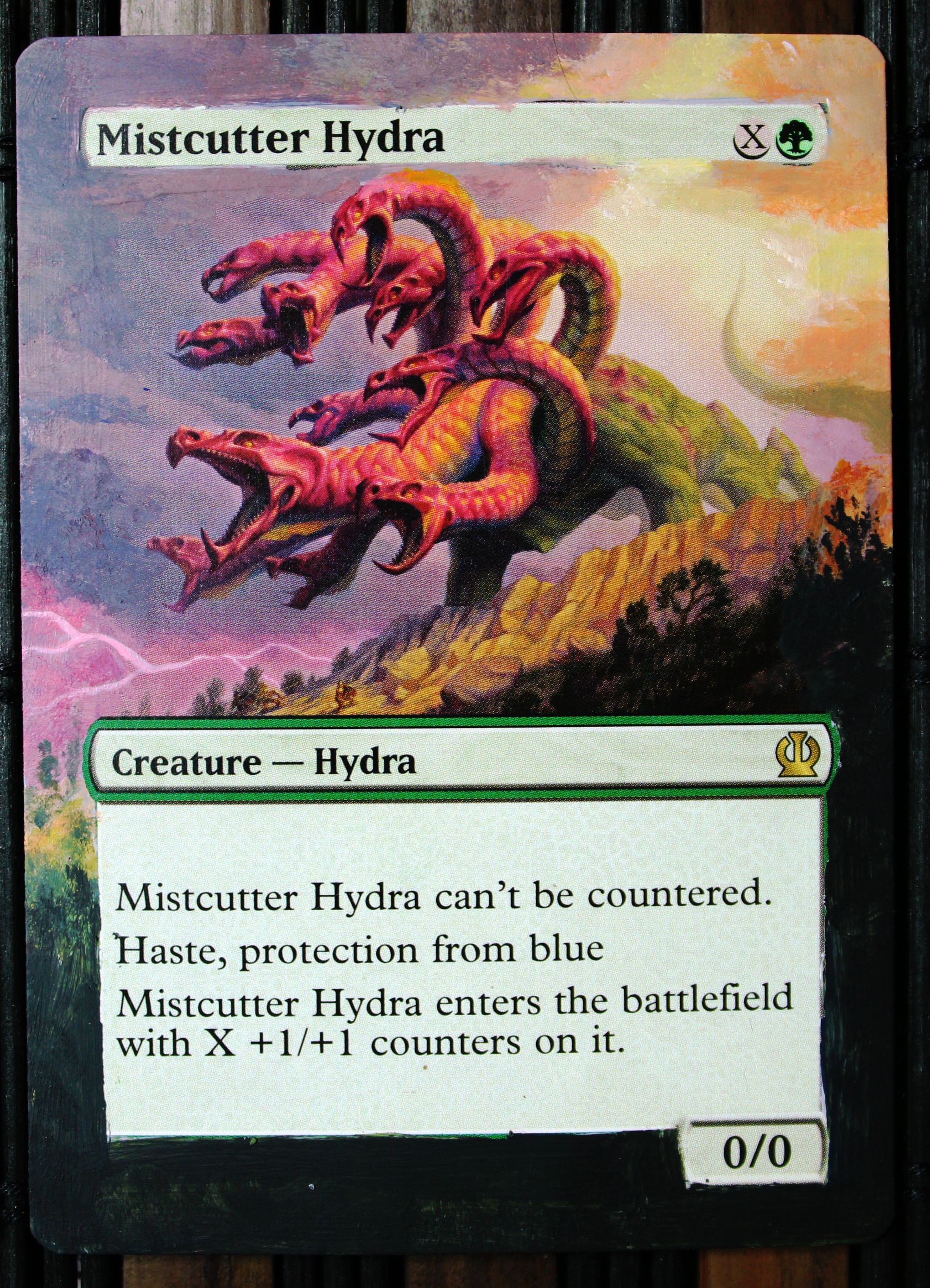 And One finished Mistcutter