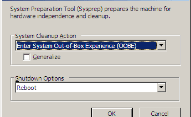 How To Sysprep Windows Server 2008 My Notebook