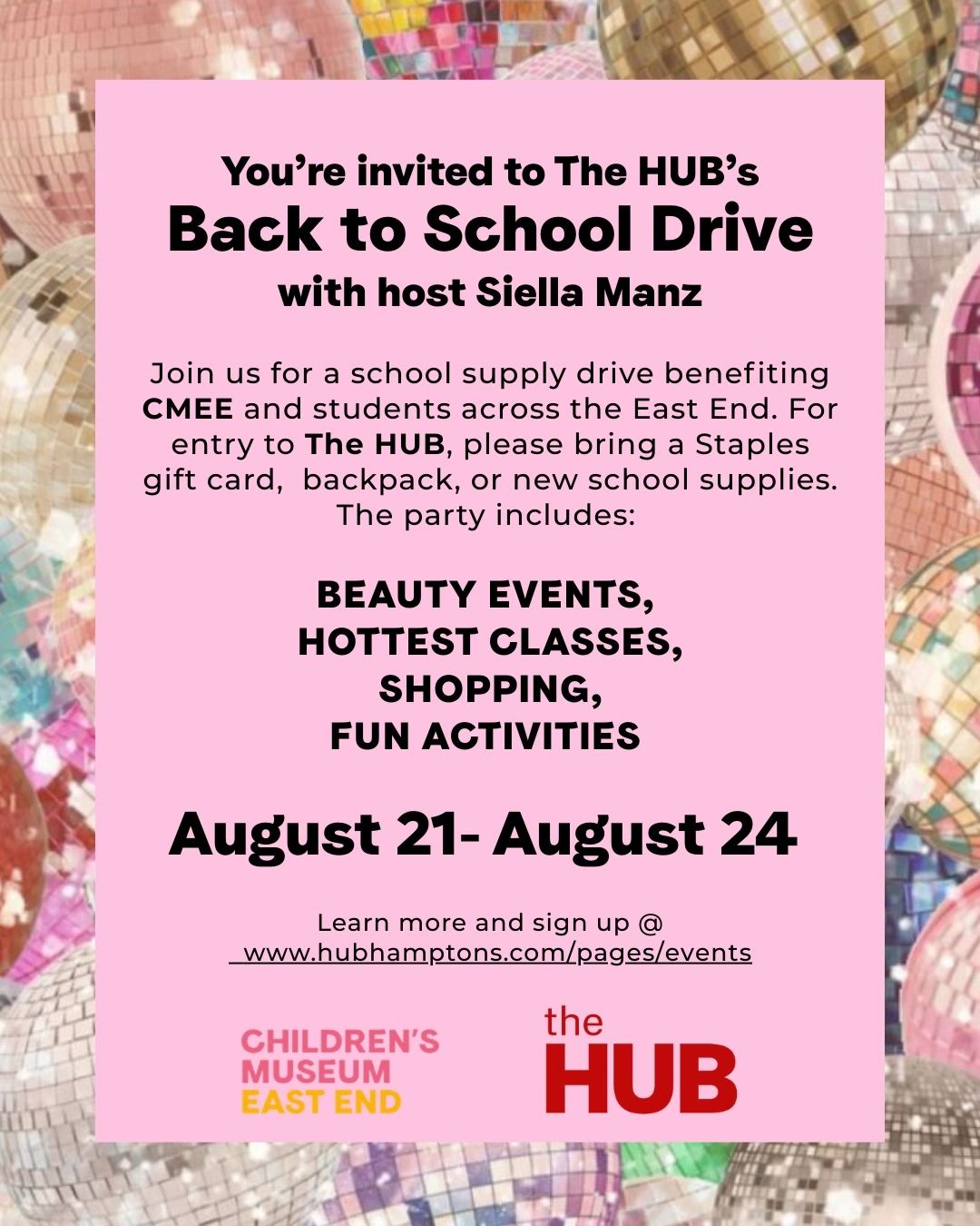 Back To School Week At The HUB