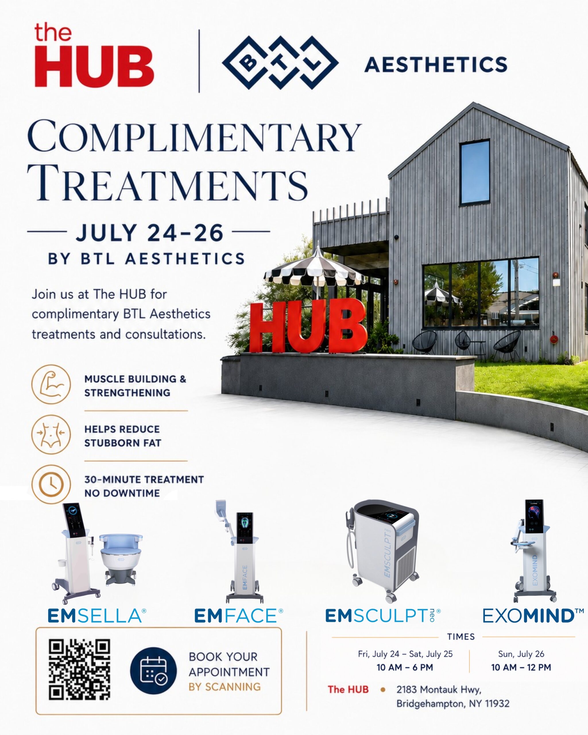 The Hub x BTL Aesthetics: Complimentary Treatments
