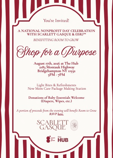 The HUB X Shop For A Purpose With Scarlett Gasque & ISR For Room To Grow