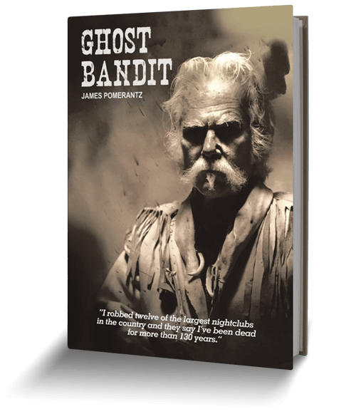 Ghost Bandit by James Pomerantz - book cover graphic