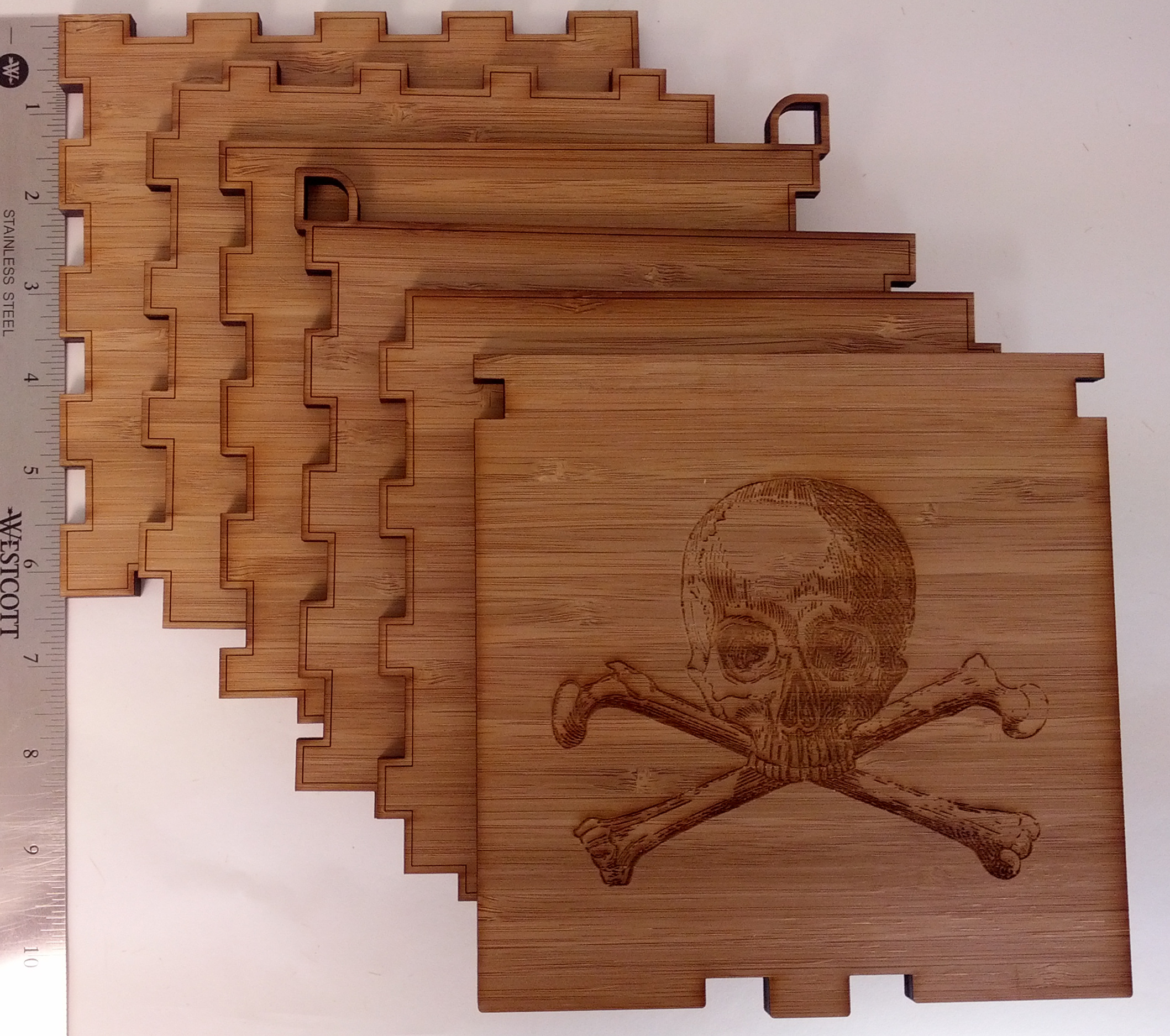 All Six Sides To The Laser Cut Wooden Box Part Two Misadventures In Software