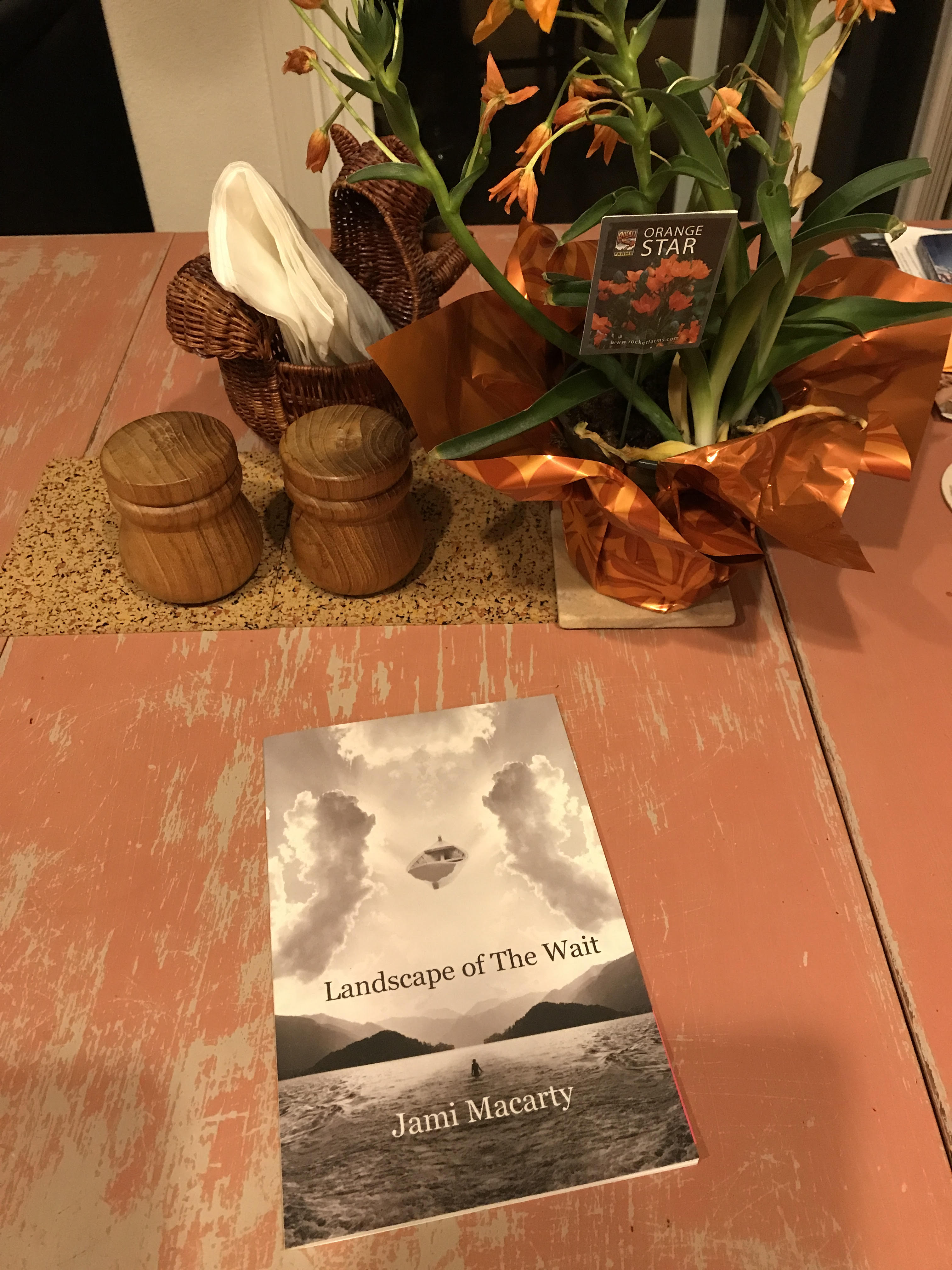 Sande Anfang's kitchen table