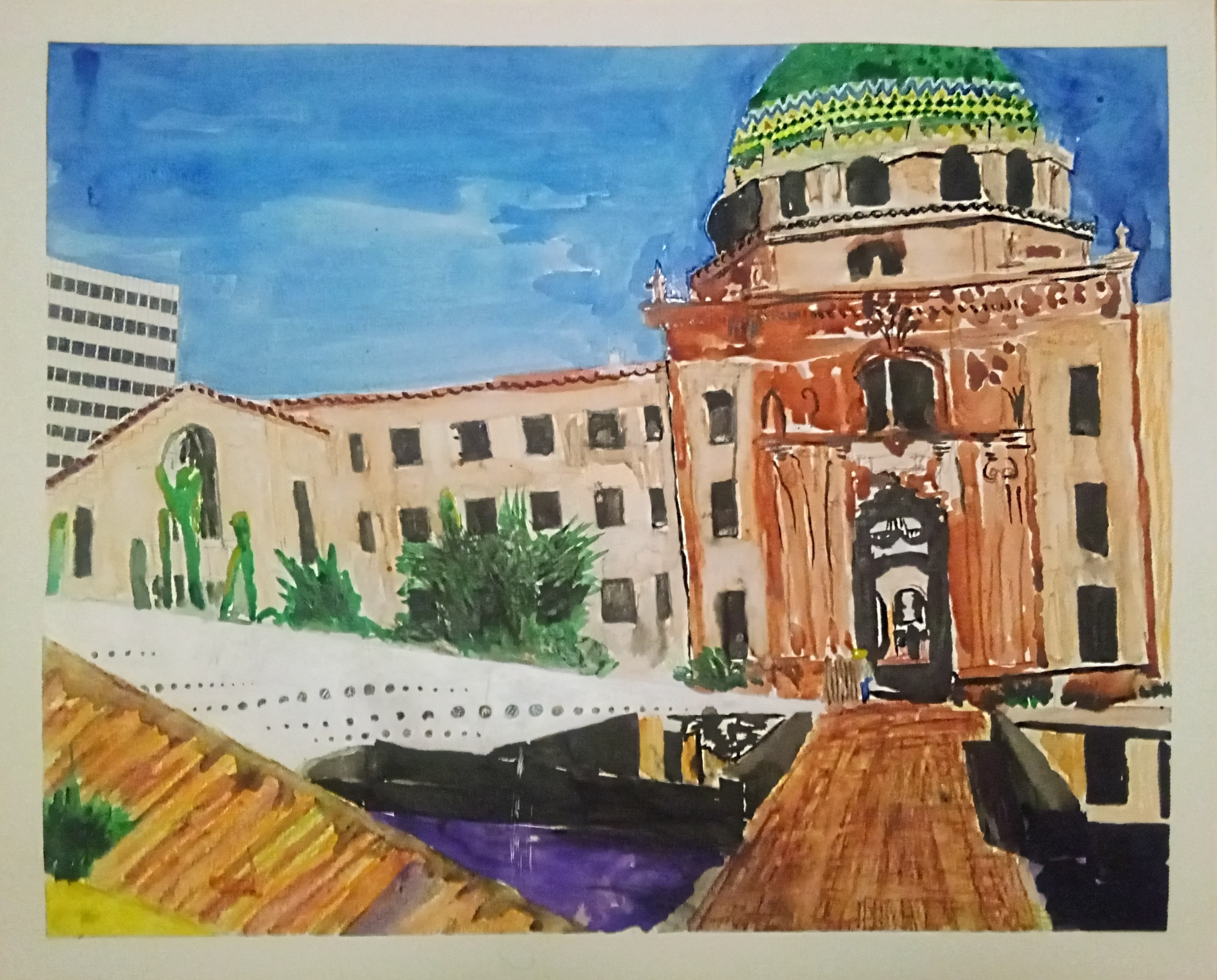 Tucson Courthouse Backdrop