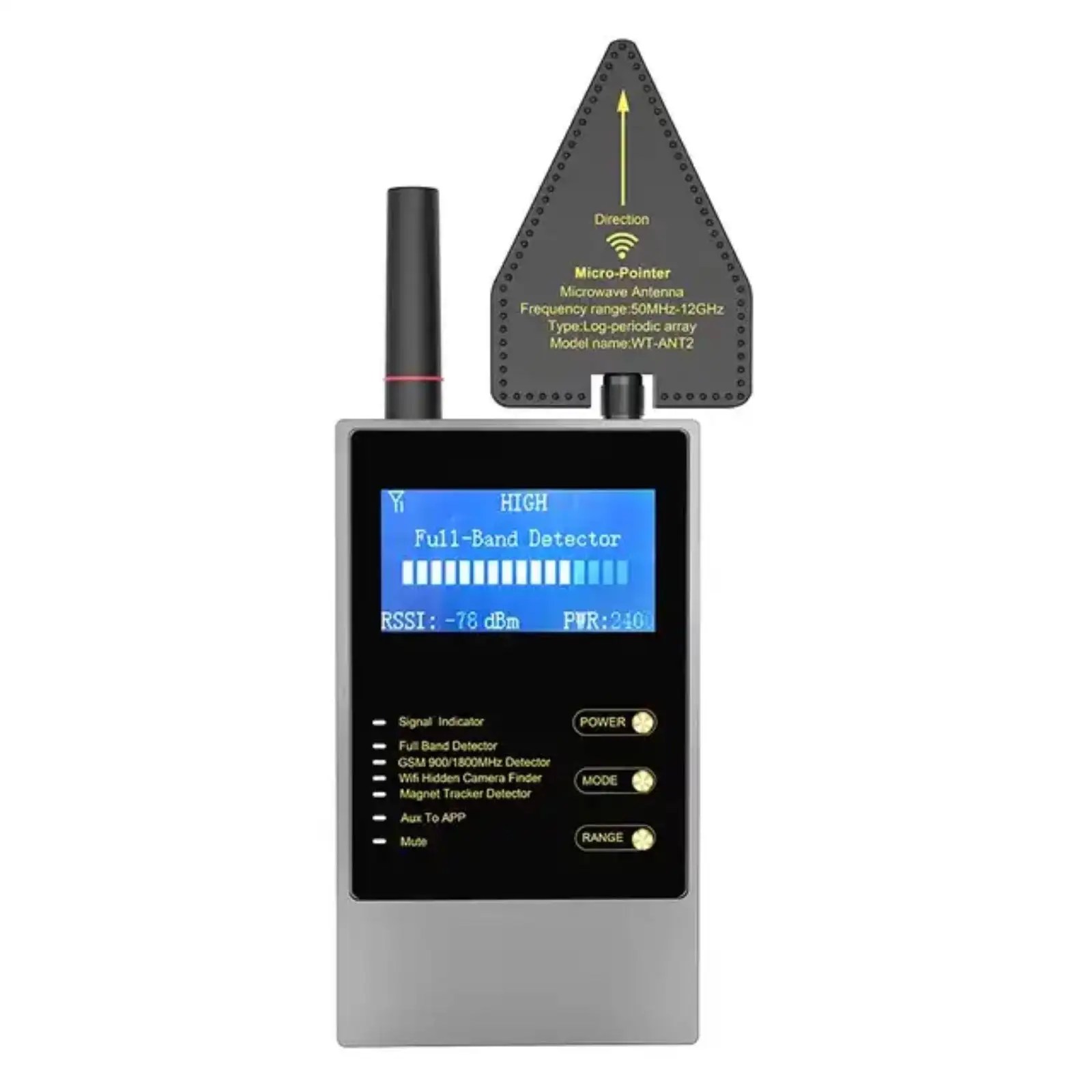 Sigma Detector Hidden Camera GPS Tracker Detector