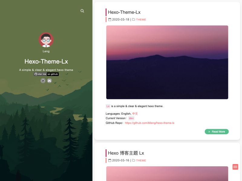 Hexo Theme Paperwhite Jamstack Themes - Amazing Retina Mountain Arts | Free Download