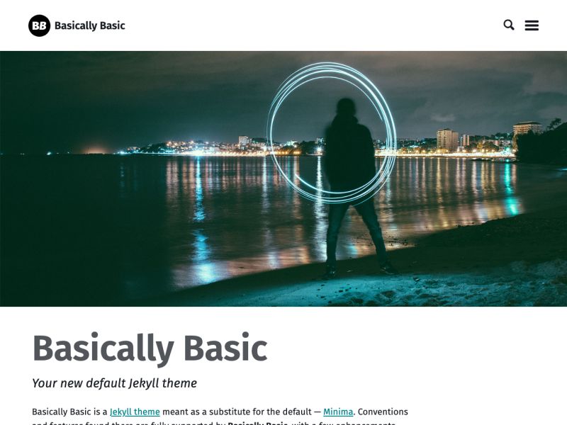 Jekyll Theme Basically Basic Jekyll Themes - Best Nature Wallpapers in Mobile
