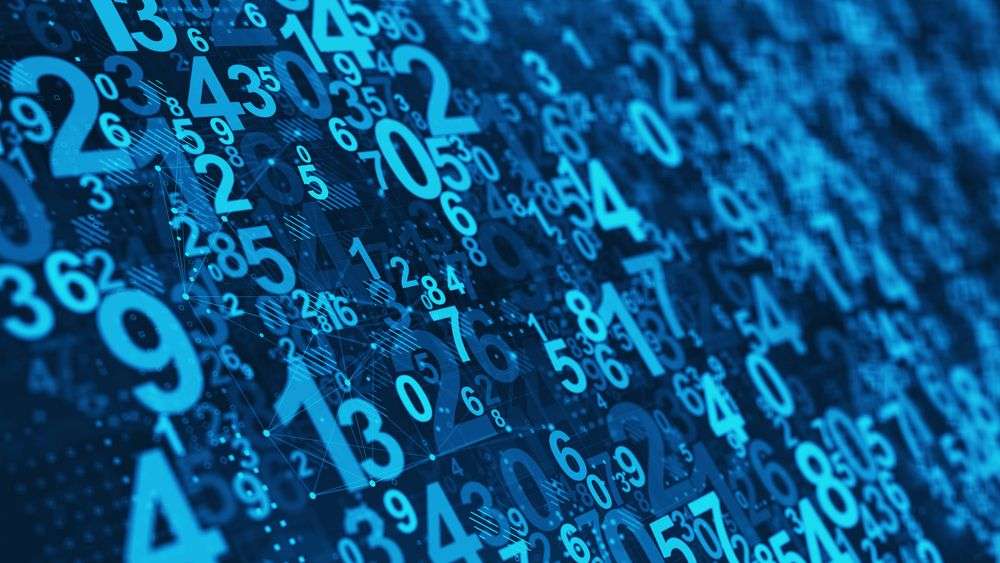 Abstract,Numbers,Background,-,Mathematical,,Numbers,Concept.,3d,Rendering