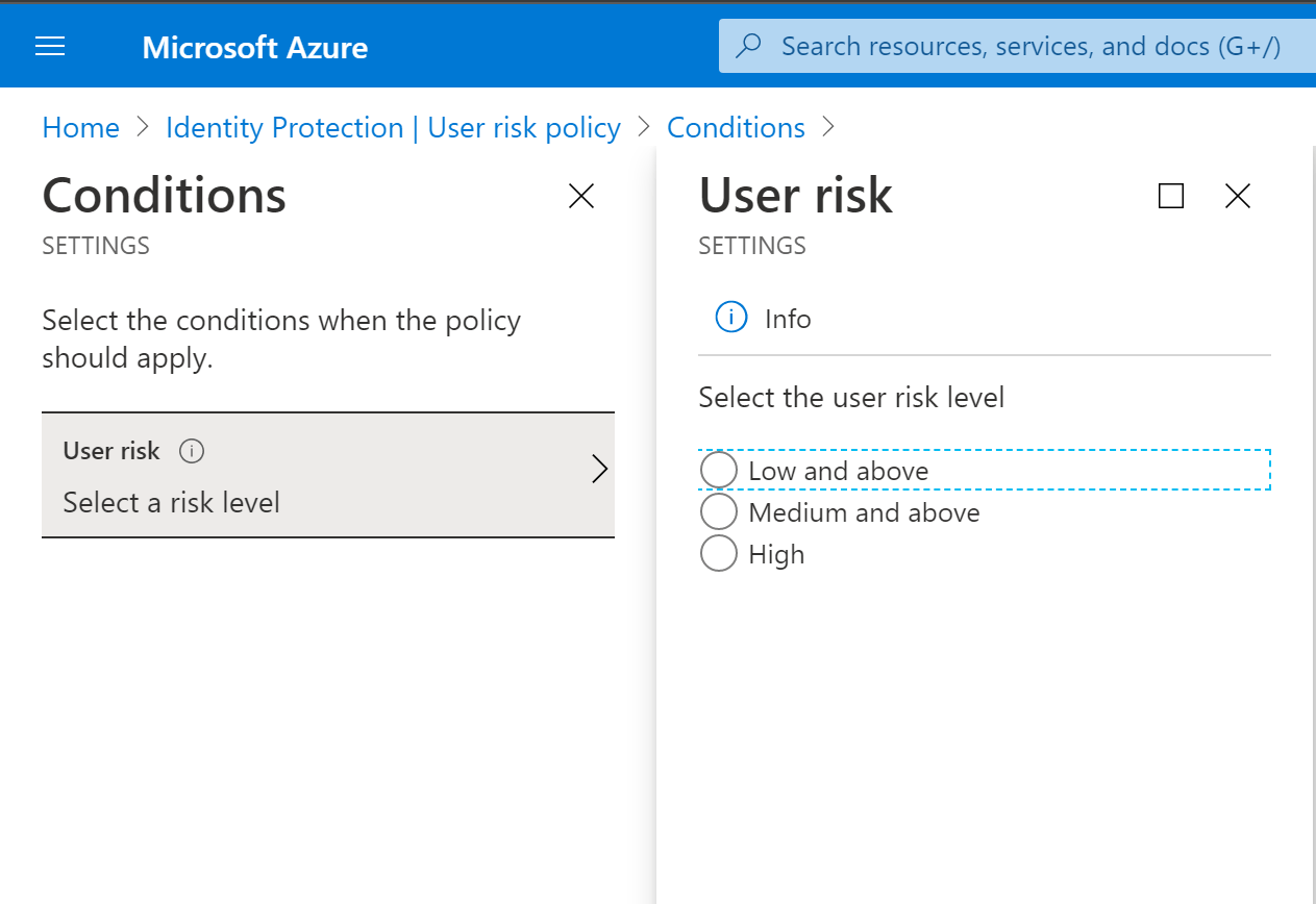With the user risk policy turned on, azure ad detects the probability that a user account has been compromised. Microsoft Secure Score Series 11 Turn On User Risk Policy Janbakker Tech