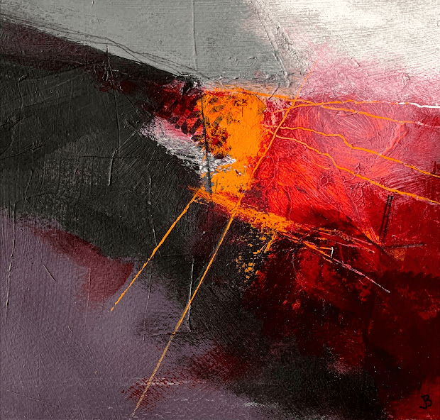 Acrylic and Collage, 42x40cm Framed SOLD