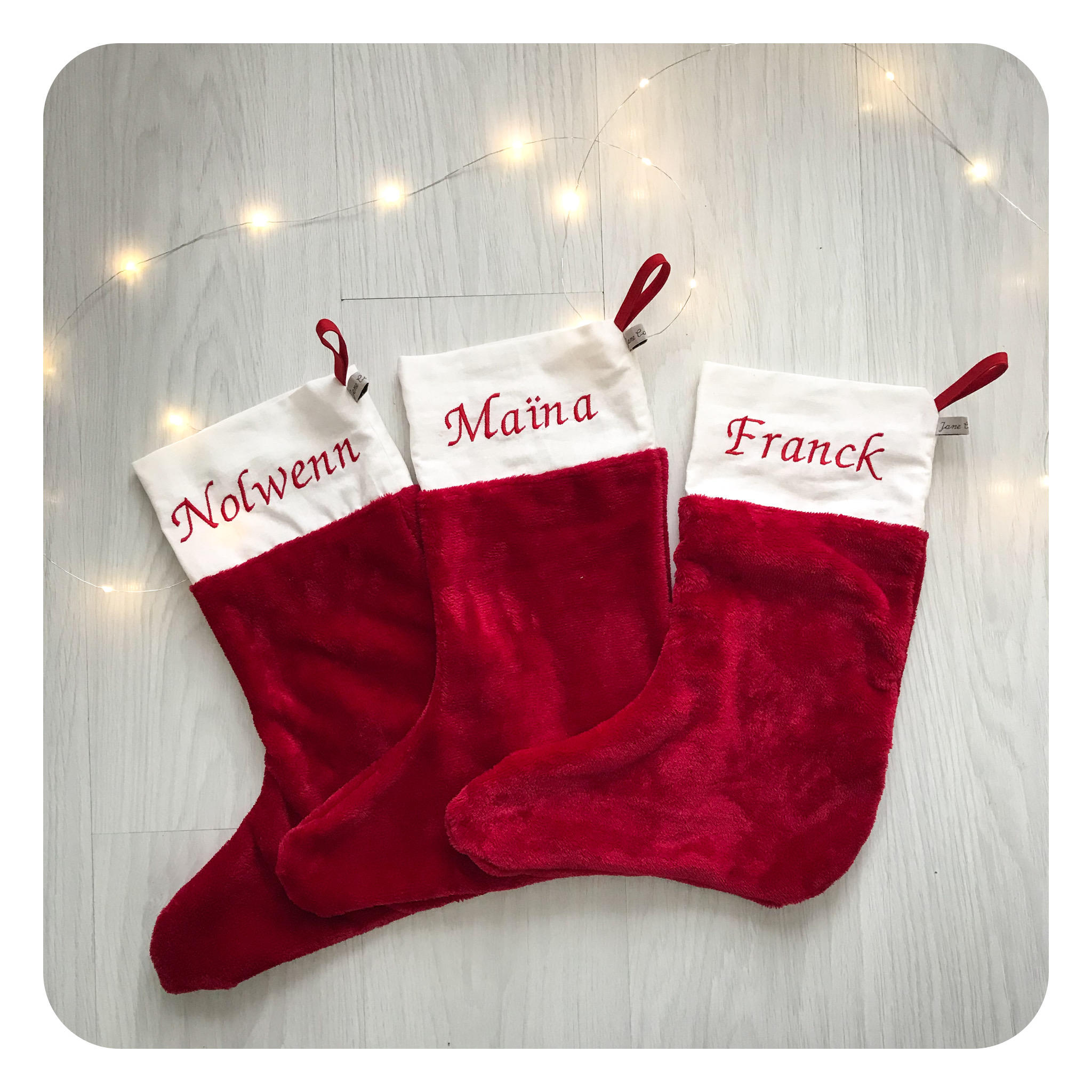 Bannière Joyeux Noël – 14 Pièces En Forme De Chaussette, Toile De Jute – Décoration Murale Intérieure/extérieure - 3
