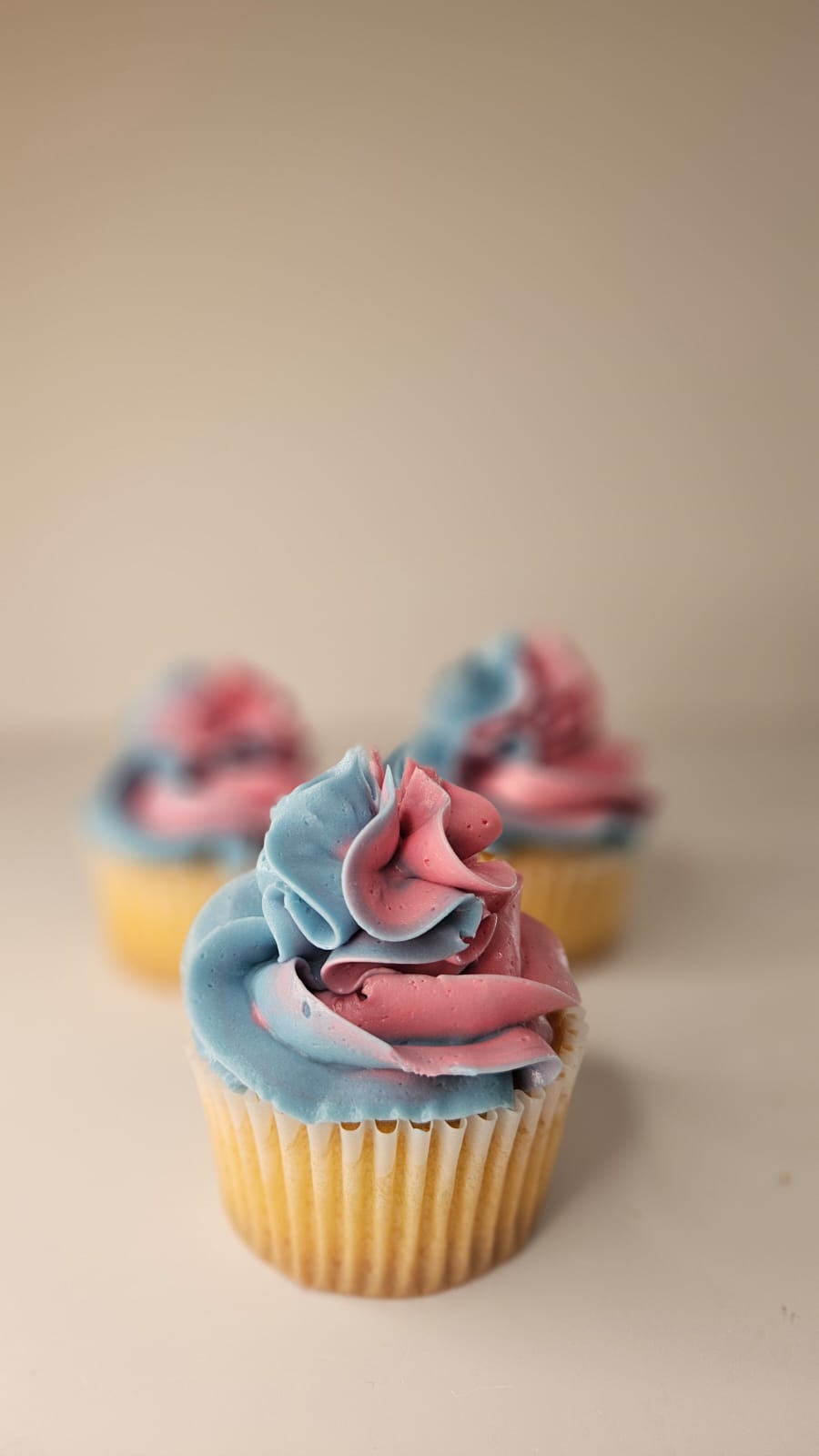 Gekleurde cupcake's