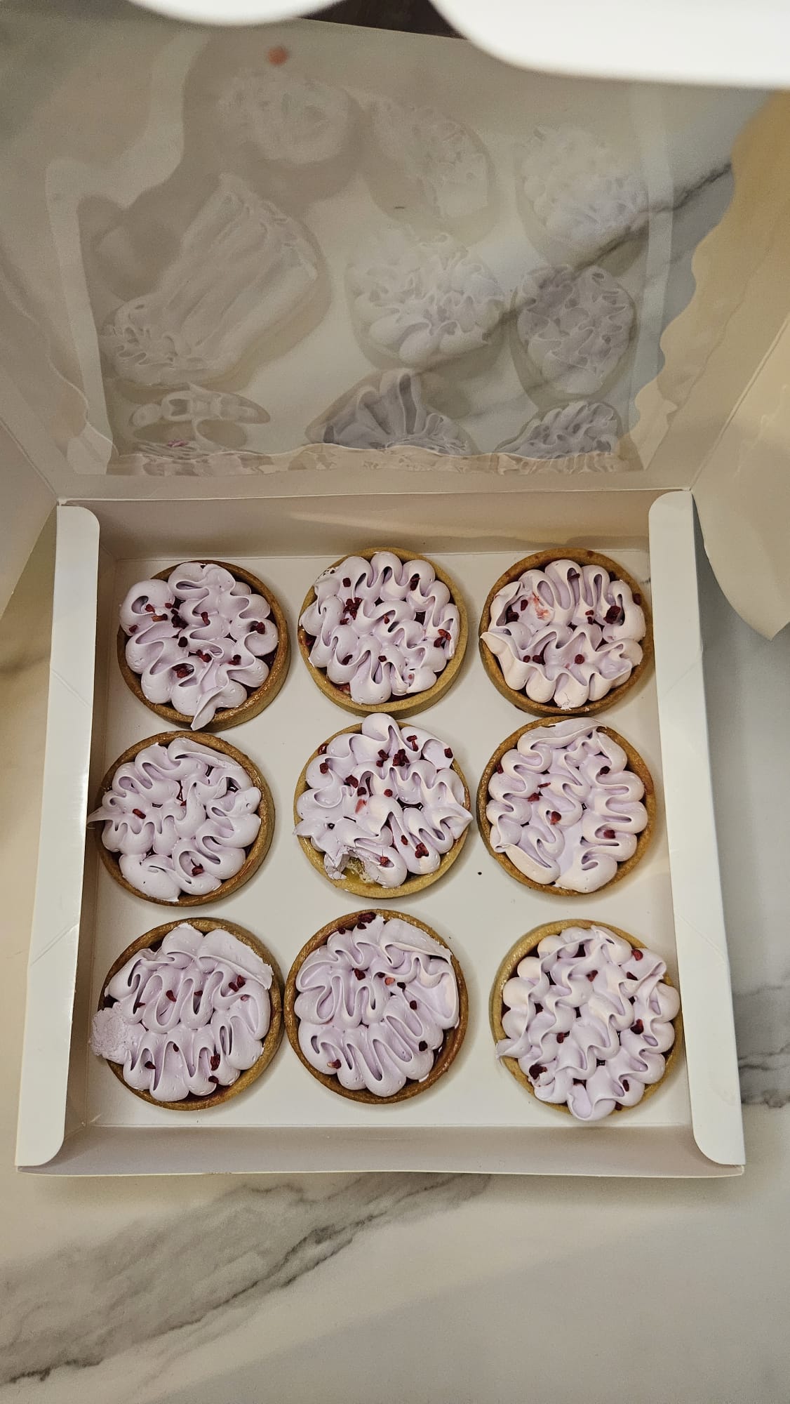 Frambozen gebakjes