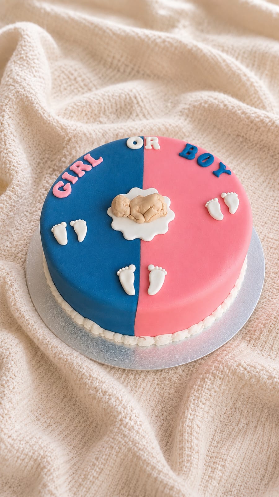Gender Reveal Taart