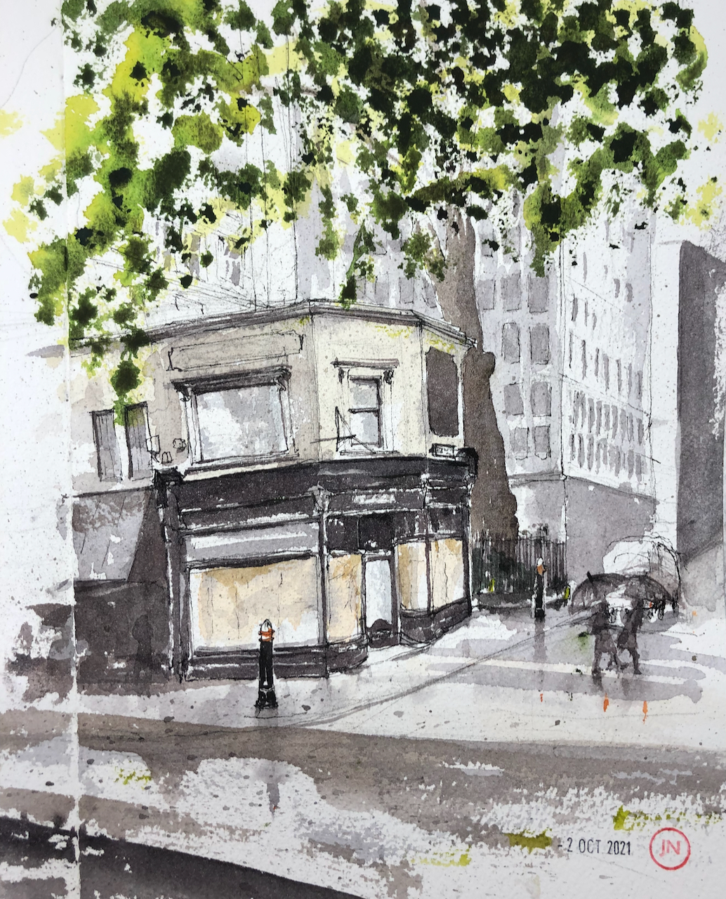 123 Cheapside, EC2 – Jane Sketching