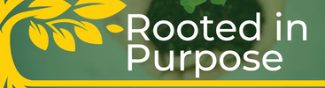 banner rooted in purpose