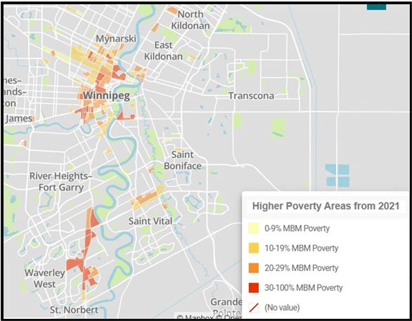 High Poverty In South Winnipeg Overview 2026 Janice Lukes Poverty Map 1 1 2 