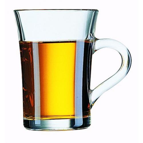 Tea Mug - Clear - Glass - Bock - 23cl (8oz) - Pack of 6