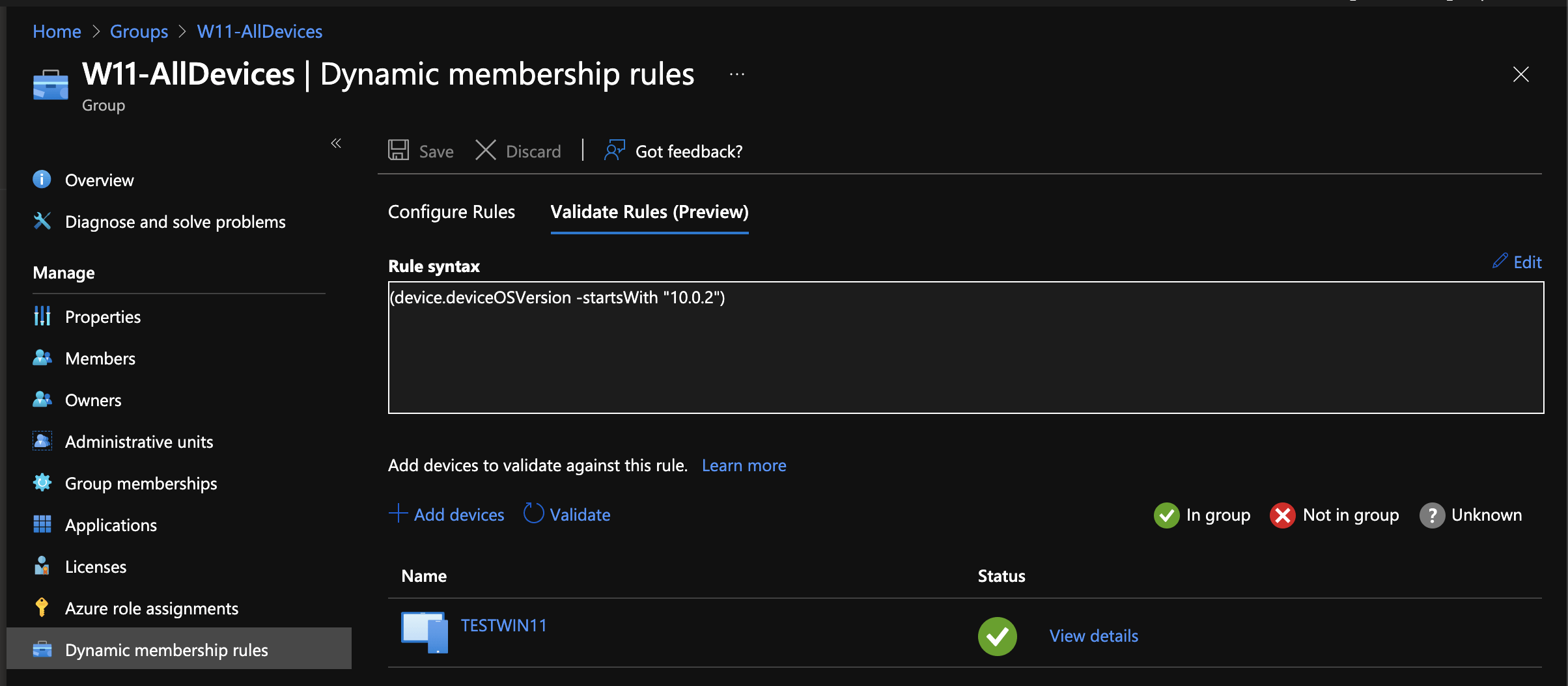 Group Windows 11 Devices with Intune