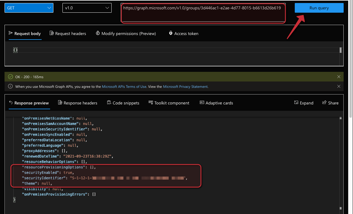 Azure AD group added to local group