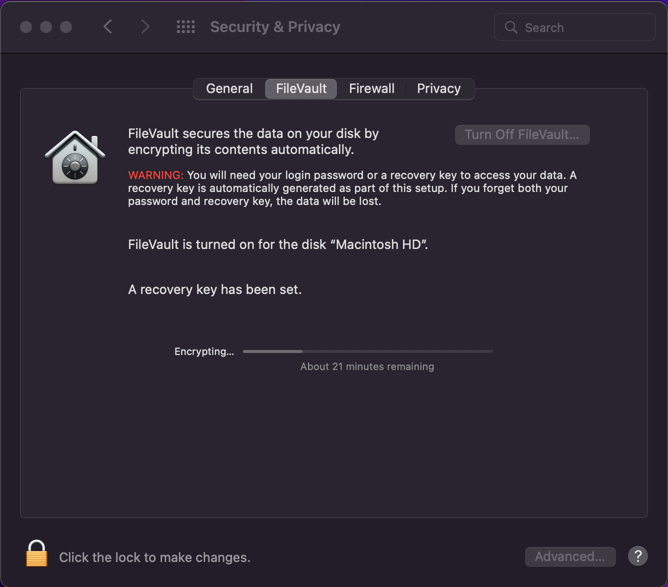 Activate Mac FileVault using Intune