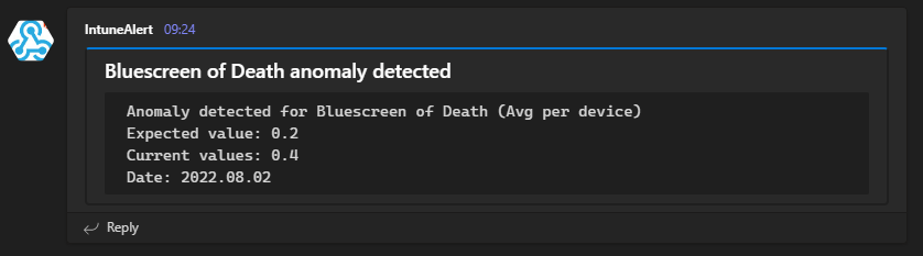 Detect anomalies in your Intune environment with Azure Cognitive Services - Part 3 Bluescreen of dea
