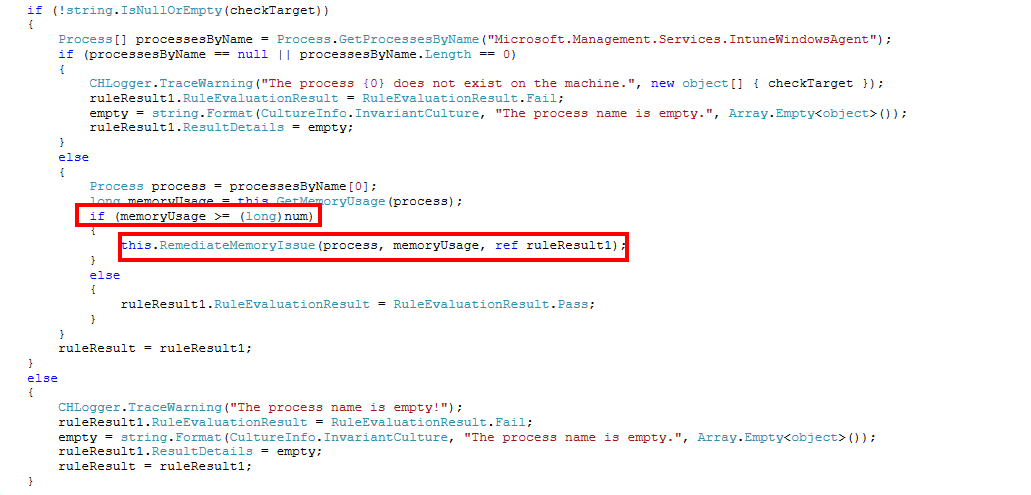 Intune Management Extension memory restart