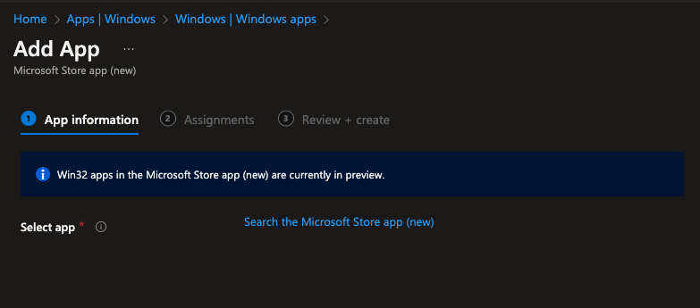Deploy Windows Store Apps via Intune