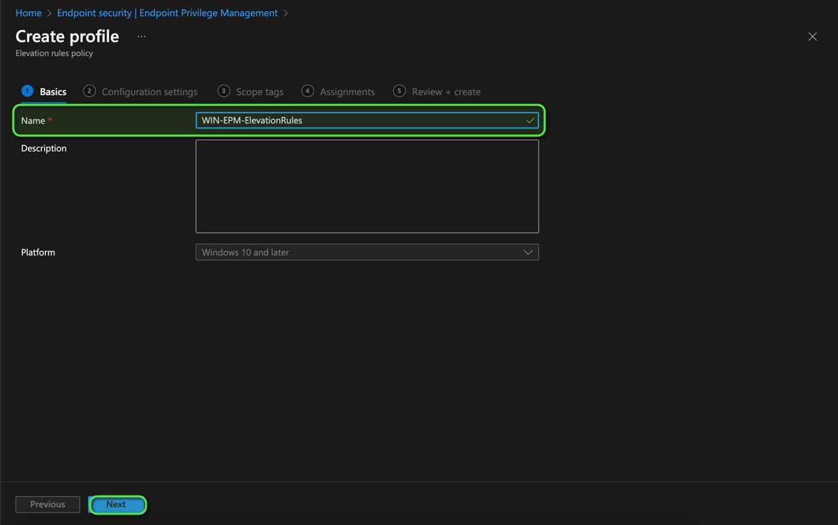 Intune Endpoint Privilege Management: Setup Guide