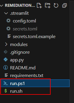 GPT Remediation creator run scripts in VS Code explorer