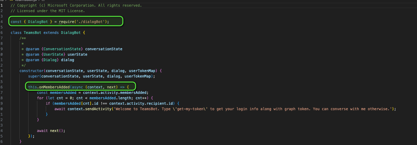 How to create a custom SSO Teams bot
