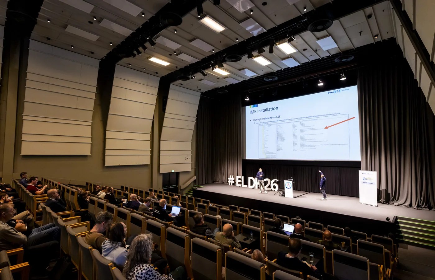 Audience during a Jannik Reinhard session at Experts Live Denmark